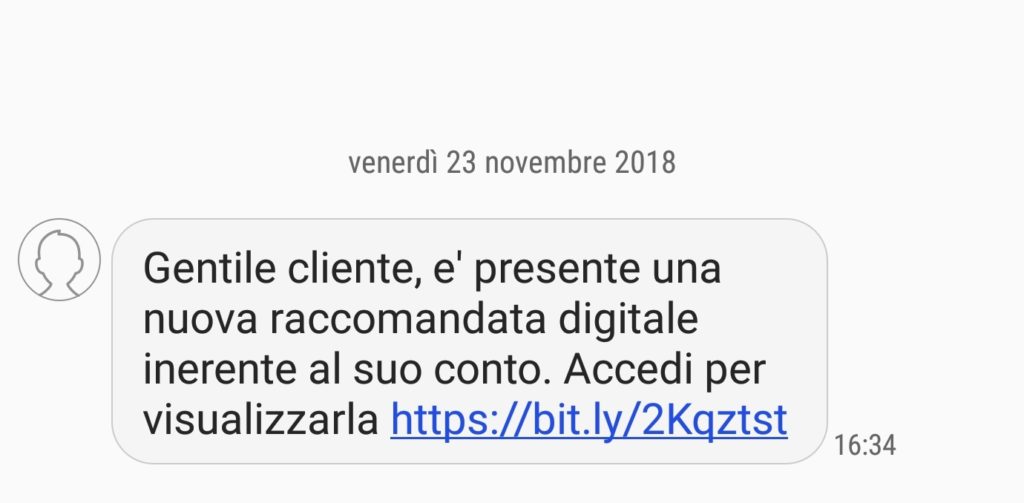 Truffa SMS analisi del fenomeno InfoSMS nuova raccomandata digitale-Armando De Lucia-Legale Informatico