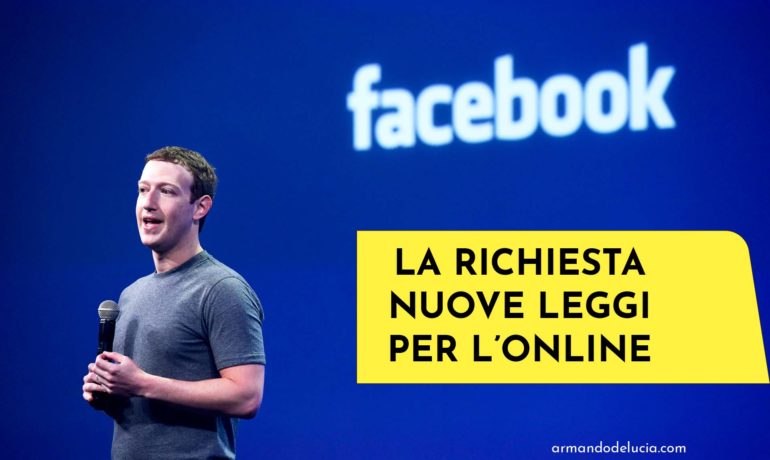Nuove leggi per l'online: Facebook chiede aiuto ai Governi